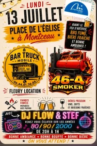 Montceau-les-Mines : Fête du 13 juillet place de l’église