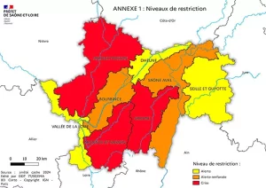Sécheresse en Saône-et-Loire