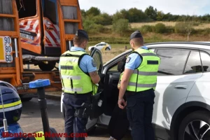 Opération routière sur la RN80 : prévention pour les petites infractions