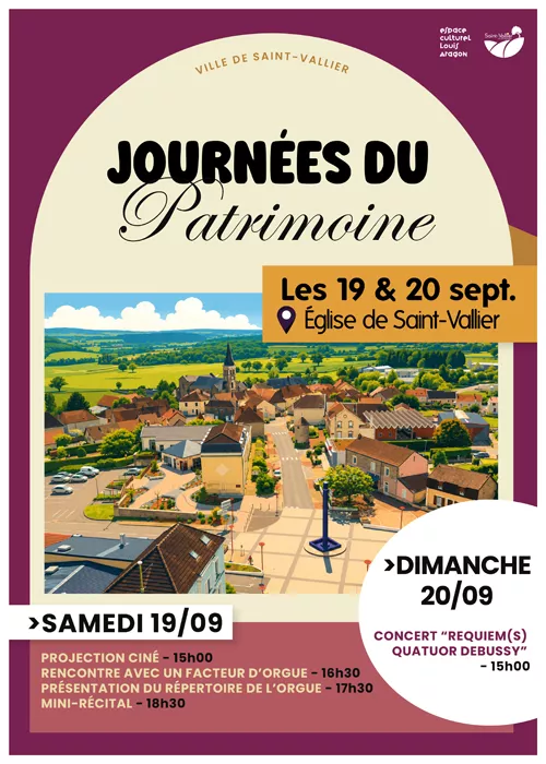 Affiche journées du patrimoine