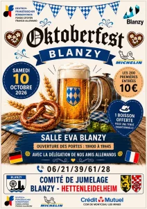 Blanzy accueille sa deuxième Oktoberfest avec ses amis allemands