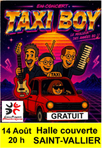  » Taxi Boy  » en concert à Saint-Vallier