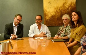 Blanzy – Visite du député