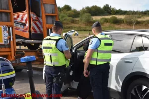 Opération routière sur la RN80 : prévention pour les petites infractions