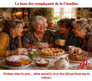 Le banc des remplaçants de la Claudine
