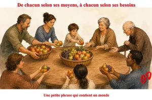 De chacun selon ses moyens, à chacun selon ses besoins