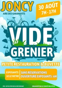 Vide grenier à Joncy