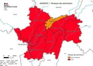 Sécheresse en Saône-et-Loire