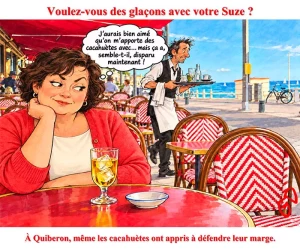 Voulez-vous des glaçons avec votre Suze ?