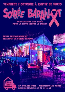 Montceau-les-Mines : Soirée Baraillot